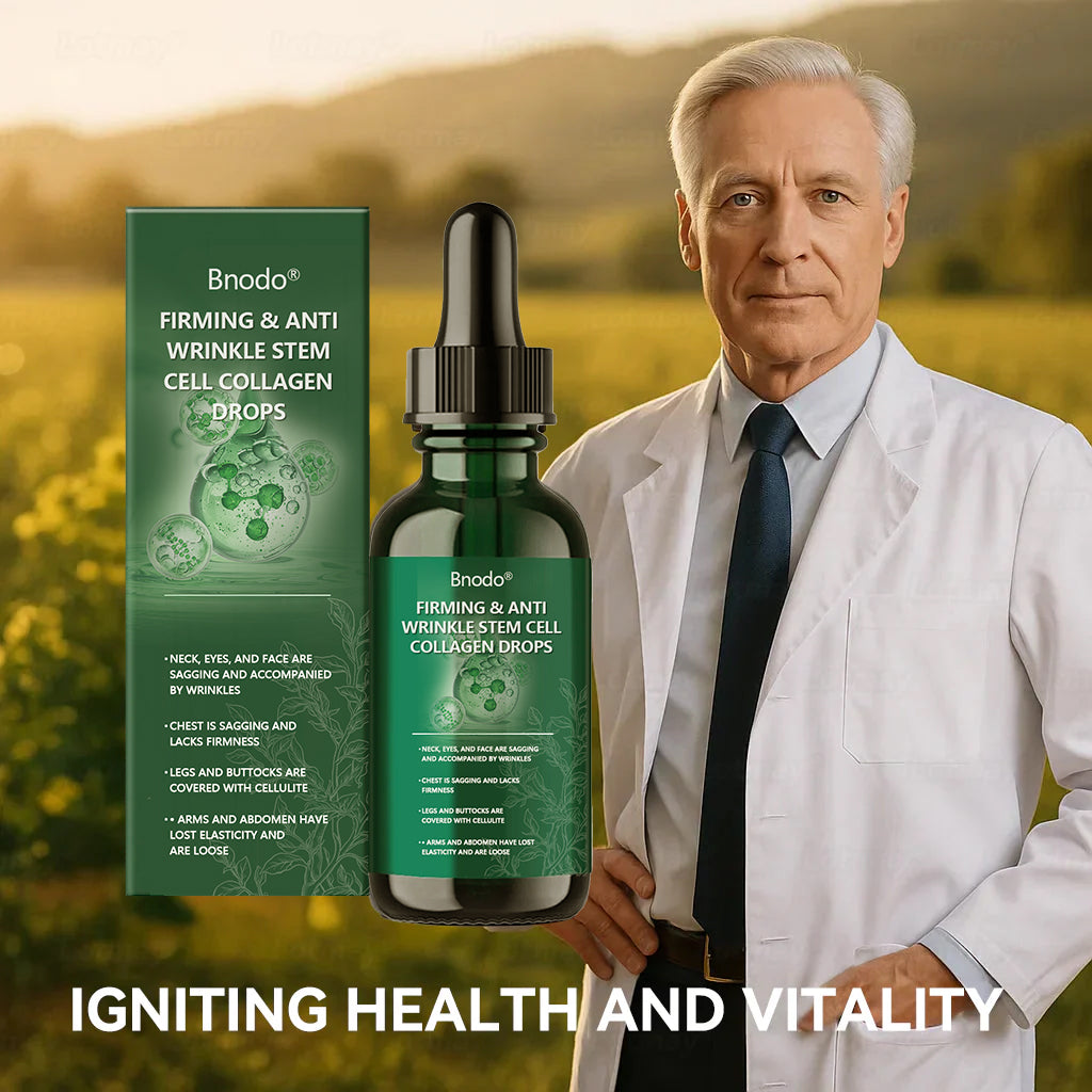 Bnodo® 🥇𝑆𝑡𝑒𝑚 𝐶𝑒𝑙𝑙 & 𝐶𝑜𝑙𝑙𝑎𝑔𝑒𝑛 𝑃𝑒𝑝𝑡𝑖𝑑𝑒 𝑂𝑟𝑎𝑙 𝐷𝑟𝑜𝑝𝑠 (Lift & Firm Sagging Skin & Reduce Wrinkle Formation)✅✅