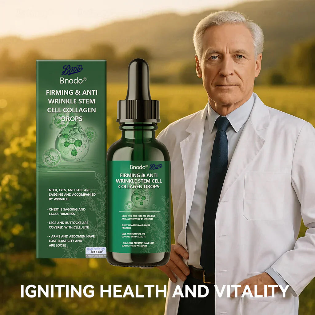 Bnodo×Bnodo® 𝑆𝑡𝑒𝑚 𝐶𝑒𝑙𝑙 & 𝐶𝑜𝑙𝑙𝑎𝑔𝑒𝑛 𝑃𝑒𝑝𝑡𝑖𝑑𝑒 𝑂𝑟𝑎𝑙 𝐷𝑟𝑜𝑝𝑠 (Lift & Firm Sagging Skin & Reduce Wrinkle Formation) UK