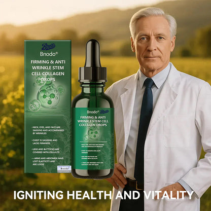 Bnodo×Bnodo® 𝑆𝑡𝑒𝑚 𝐶𝑒𝑙𝑙 & 𝐶𝑜𝑙𝑙𝑎𝑔𝑒𝑛 𝑃𝑒𝑝𝑡𝑖𝑑𝑒 𝑂𝑟𝑎𝑙 𝐷𝑟𝑜𝑝𝑠 (Lift & Firm Sagging Skin & Reduce Wrinkle Formation) UK